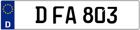 Truck License Plate